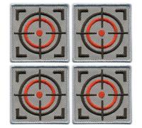 Lot De Quatre - Patchion Viseur D'Arme - À Coudre - Patch/Insigne/Emblème Brodé