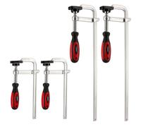 Lot de quatre serres joints en Acier Forgé - 2 longueurs de serrage 20 et 40cm - Poignée Bi-matière