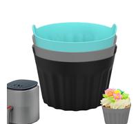 Lot de ramequins pour friteuses à air chaud, moules à cupcakes, moules à œufs pochés antiadhésifs pour gâteaux, muffins, puddings