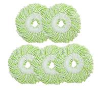 Lot de recharges pour Balai à Franges Tête de vadrouille en Fiber d'éponge ménagère, Recharge Remplacement, Outil Nettoyage Domestique, Sol Microfibre, 5 pièces/lot(Style 2)
