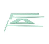 Lot de règles de reliure avec règle en L et règle en T pour découpe d'angle pour scrapbooking et reliure d'album