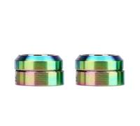 Lot de Rondelle M6 Adaptateurs de Vis à Disque Frein de Vélo Joint d'Etanchéité Shimme en Titane Accessoires de Freinage pour VTT Bicyclettes (Paquet de 4pcs) (Couleur : Coloré)