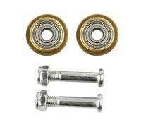 Lot de roues de coupe pour carrelage en carbure cémenté 22 x 6 x 6 mm avec roulement rotatif manuel en céramique et porcelaine pour coupe de carreaux de sol émaillés, antidérapants et de carrelage de