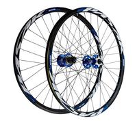 Lot de roues de vélo de montagne de 66, 69,5 et 73,6 cm, frein à disque en alliage d'aluminium, moyeu HG, roues de vélo à dégagement rapide, compatibilité 7-12 vitesses et pneus de 3,2 à 5,7 cm