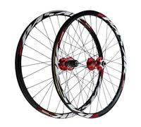 Lot de roues de vélo de montagne de 66, 69,5 et 73,6 cm, frein à disque en alliage d'aluminium, moyeu HG, roues de vélo à dégagement rapide, compatibilité 7-12 vitesses et pneus de 3,2 à 5,7 cm