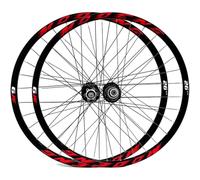 Lot de roues de VTT en alliage d'aluminium à double jante - Frein à disque à dégagement rapide - Roues avant et arrière pour cassette 8/9/10/11 vitesses