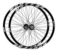 Lot de roues de VTT en alliage d'aluminium à double jante - Frein à disque à dégagement rapide - Roues avant et arrière pour cassette 8/9/10/11 vitesses