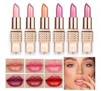 Lot De Rouge À Lèvres Brillant,Stick Brillant Hydratant pour Lèvres Nourrissant | Maquillage à Lèvres Imperméable Résistant pour Mariage, Adolescents et Quotidien