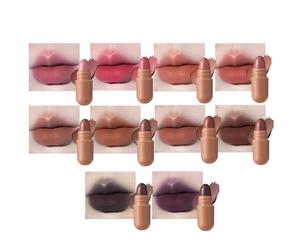Lot de Rouges à Lèvres 10 couleurs forme pilule brillance teintée | des lèvres Pour les fêtes anniversaire soirée étudiante mariage