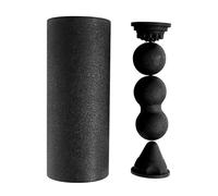 Lot de rouleaux de fascia, rouleau de fitness haute densité, appareil de massage pour adultes, pilates, yoga, entraînement à la maison et en déplacement pour les sportifs