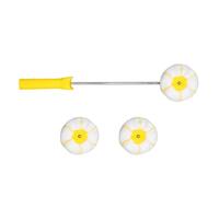 Lot de rouleaux de peinture d'angle pour cloisons sèches 10,2 cm pour pâte d'épandage de boue sans couture