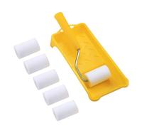 Lot de rouleaux de peinture de 5,1 cm pour petites surfaces - Poignée ergonomique - Facile à transporter - Rangement pour rénovations domestiques