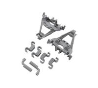Lot de roulements de fixation pour panier de lave-vaisselle compatible avec Bosch, Siemens, Balay, Gorenje, Constructa, Neff Jeu de supports de roulement de panier de lave-vaisselle - Code d'origine