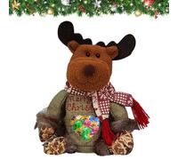 Lot de sacs cadeaux de Noël réutilisables avec motifs de Noël, parfaits pour emballer des cadeaux, des jouets, des chocolats et des accessoires décoratifs surprises pour les fêtes