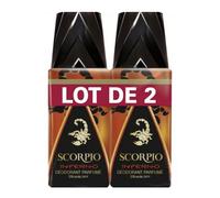 Lot de Scorpio - Déodorant pour Homme 24h Inferno (150 ml x2)