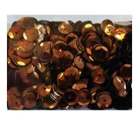 Lot De Sequins Cuvettes 6 Mm - Brun