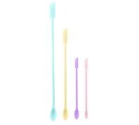 Lot de spatules en silicone pour bocaux, grattoir, lotion, agitateur, époxy, petite spatule pour cuisine, maquillage cosmétique