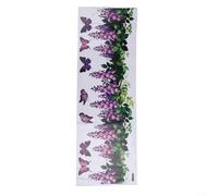 Lot de stickers pour fenêtre avec motifs fleurs et papillons en PVC imperméable, adaptés pour le printemps et l'été (D20978-30 x 90 cm)