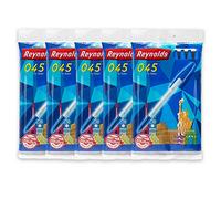 Reynolds Stylos à bille 045 – Carbure – Sans bavures – Bleu – Lot de 50