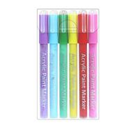 Lot de stylos à ongles de haute précision pour peinture acrylique et dessin - Outils multicolores avec encres à séchage rapide