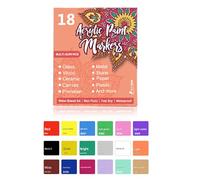 Lot de stylos à ongles de haute précision pour peinture acrylique et dessin - Outils multicolores avec encres à séchage rapide