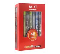 Lot de stylos acryliques pour peinture, marqueurs de peinture acrylique | Conseils fins de coloriage - Accessoires d'artisanat, outil de peinture pour artistes professionnels ou débutants
