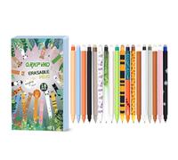 Lot de stylos gel effaçables - Set of Halloween Erasable Gel Pens Stylos à encre thermosensible effaçable gamme de couleurs d’encre efface sans consommer de feuille, pointe 0,7 mm