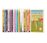 Lot de stylos gel effaçables - Set of Halloween Erasable Gel Pens Stylos à encre thermosensible effaçable gamme de couleurs d’encre efface sans consommer de feuille, pointe 0,7 mm