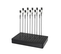 Lot de supports de peinture en métal - Base et clips - Facile à utiliser pour colorer des pièces de modèle - Support de peinture en métal - Base et bâtons à clip