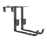 Lot de Supports jardinières Fer Plat Ergonomique 16 à 26 cm Anthracite