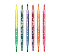 Lot de surligneurs fluorescents avec prise en main ergonomique, parfaits pour le dessin, les esquisses et les signatures