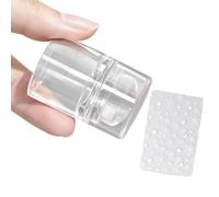 Lot de tampons à ongles en silicone portables avec plusieurs motifs miniatures pour des résultats professionnels