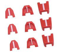 Lot de tampons légers en caoutchouc pour cloueuses de 18 mm 2746 20 cloueuses faciles à transporter et à ranger pour travaux de construction mobiles