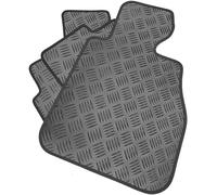 Lot de Tapis de Voiture en Caoutchouc compatibles/de Rechange pour Chrysler Jeep Wrangler 2 Portes (années 2007 à 2018) Tapis sur Mesure, très résistants, imperméables, antidérapants