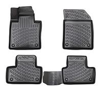 Lot de Tapis en Caoutchouc, Design 3D, pour Volvo V60 (I), année de Construction 2010-2018 à 2018, Bord Extra Haut de 5 cm
