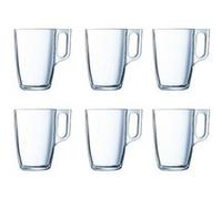 Lot de tasses Nuevo Transparent verre (320 ml) (6 Unités)