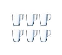 Lot de tasses Nuevo Transparent verre (320 ml) (6 Unités)
