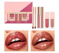 Lot de Teint à Lèvres | Set de Liner et Teint Waterproof Femme | 6 Pièces Hydratantes Beauté Pour Femme Moments