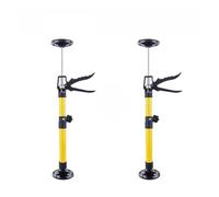 Lot de tiges de support telescopiques Tige de support télescopique en acier for cric manuel, support de levage générique for panneaux d'armoires, support de travail réglable(2pcs short type 2)