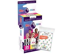 Lot de topps - Cartes à collectionner Premier League 2025/26 + pochettes exclusives Collect-it (1 blister (sélection aléatoire)
