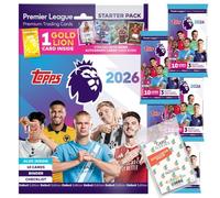 Lot de Topps - Cartes à collectionner Premier League 2025/26 + pochettes exclusives Collect-it (1 démarreur + 5 boosters)