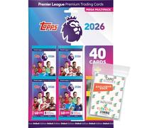Lot de topps - Cartes à collectionner Premier League 2025/26 + pochettes exclusives Collect-it (1 multipack (sélection aléatoire)