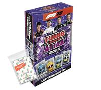 Lot de Topps - Turbo Attax Formule 1 2025 - Cartes à collectionner - 1 Mega Tin Box Lightning Lids + pochettes exclusives Collect-it