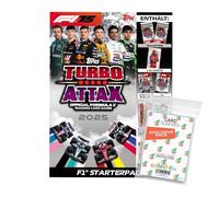Lot de Topps - Turbo Attax Formule 1 2025 - Cartes à collectionner + pochettes exclusives Collect-it (1 débutant)