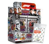 Lot de Topps - Turbo Attax Formule 1 2025 - Cartes à collectionner + pochettes exclusives Collect-it (1 écran (24 booster))