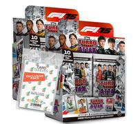 Lot de Topps - Turbo Attax Formule 1 2025 - Cartes à collectionner + pochettes exclusives Collect-it (2 écrans (48 booster))