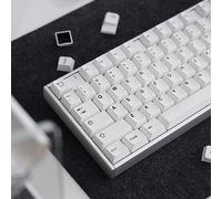 Lot de touches blanches Cherry Profile Doubleshot Bow 120 touches personnalisées pour clavier mécanique Cherry MX Gateron Kailh Switches 60 %, 65 %, 70 %, 75 % Cherry MX Gateron Kailh