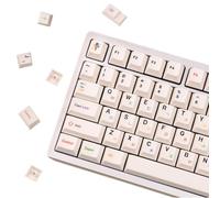 Lot de touches blanches Cherry Profile Doubleshot Bow 144 touches personnalisées pour clavier mécanique Cherry MX Gateron Kailh 60 %, 65 %, 70 %, 75 % Cherry MX Gateron Kailh