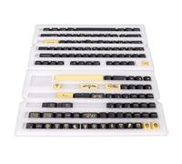Lot de touches PBT style lettre 5 faces sublimation pour ordinateur Clavier de bureau