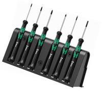 Lot de tournevis 6 pièces vis à fente, vis Phillips, TORX PLUS®, Microstix Wera 05030181001 1 set
